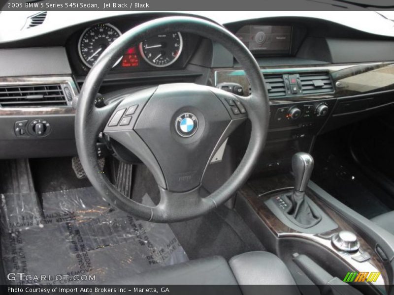 Jet Black / Black 2005 BMW 5 Series 545i Sedan