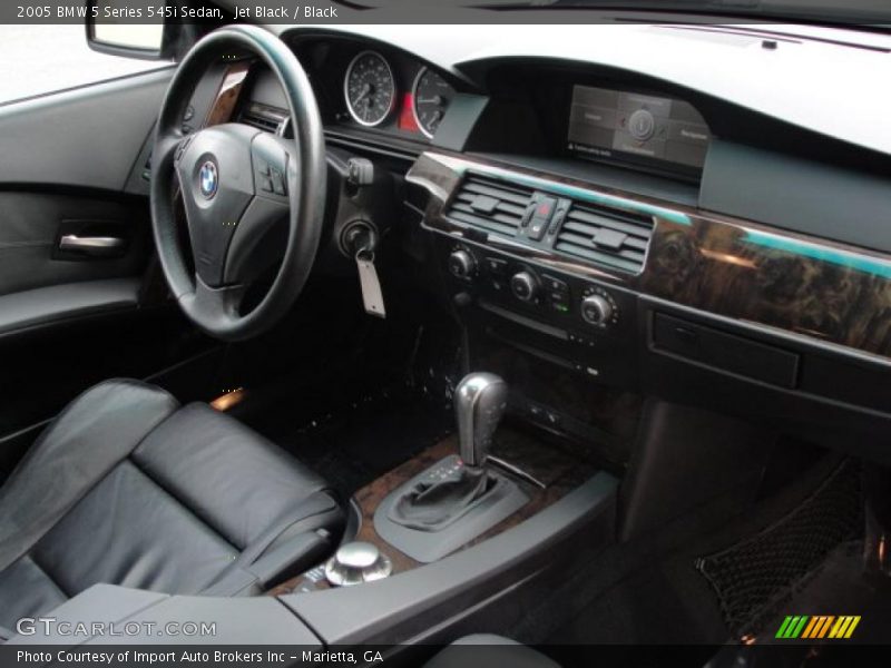 Jet Black / Black 2005 BMW 5 Series 545i Sedan