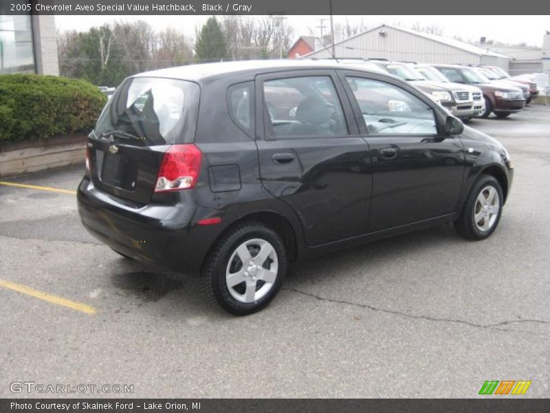 Black / Gray 2005 Chevrolet Aveo Special Value Hatchback