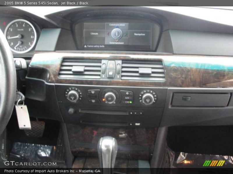 Jet Black / Black 2005 BMW 5 Series 545i Sedan