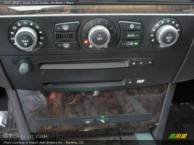Jet Black / Black 2005 BMW 5 Series 545i Sedan