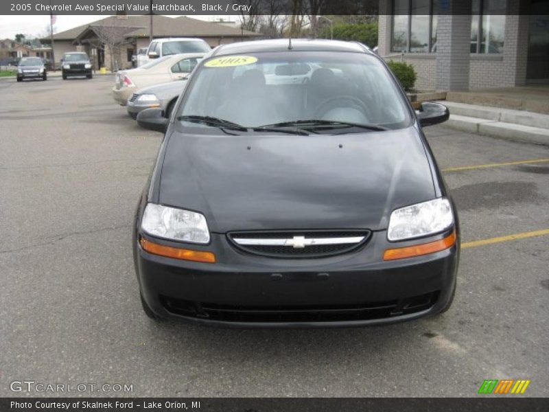 Black / Gray 2005 Chevrolet Aveo Special Value Hatchback