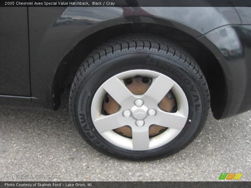 Black / Gray 2005 Chevrolet Aveo Special Value Hatchback