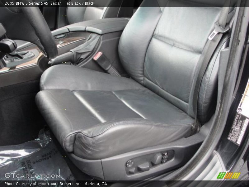 Jet Black / Black 2005 BMW 5 Series 545i Sedan