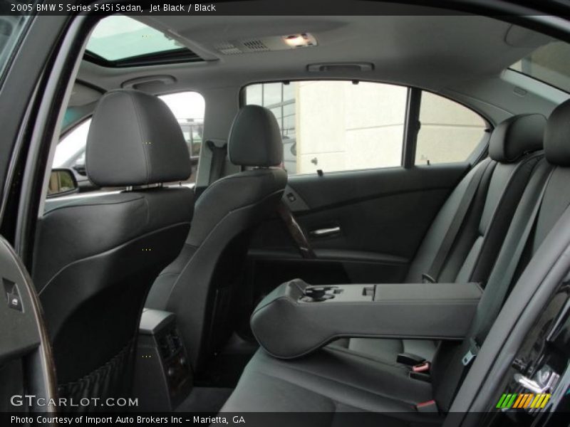 Jet Black / Black 2005 BMW 5 Series 545i Sedan
