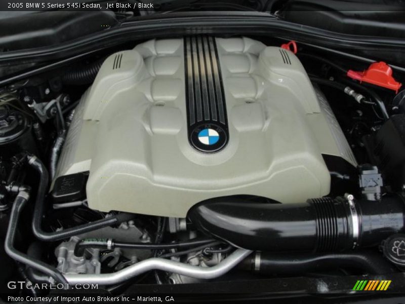 Jet Black / Black 2005 BMW 5 Series 545i Sedan