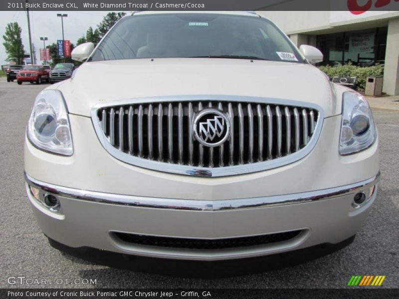 White Diamond Tricoat / Cashmere/Cocoa 2011 Buick Enclave CXL