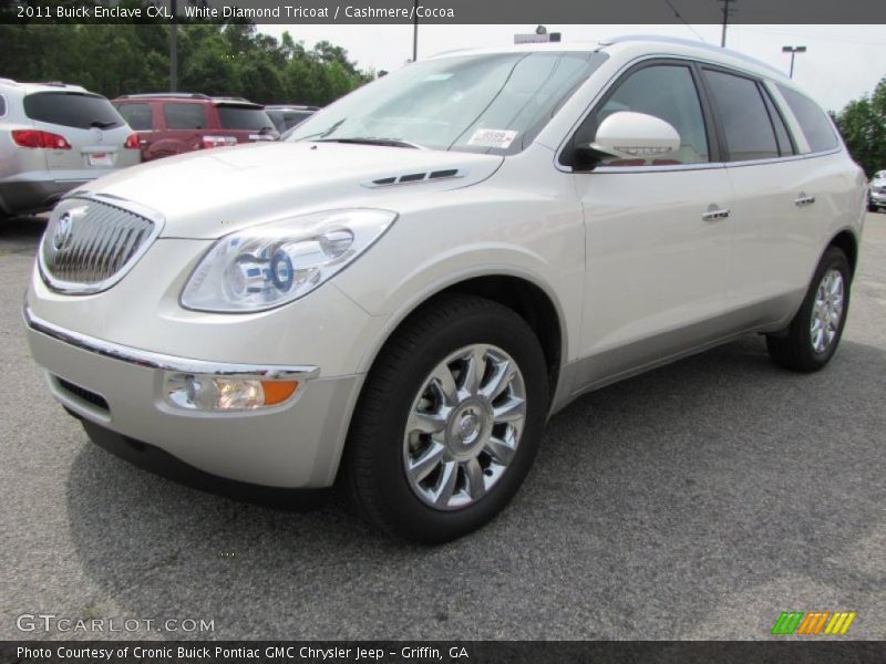 White Diamond Tricoat / Cashmere/Cocoa 2011 Buick Enclave CXL