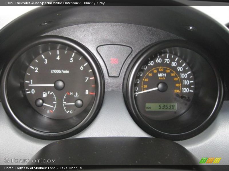 Black / Gray 2005 Chevrolet Aveo Special Value Hatchback