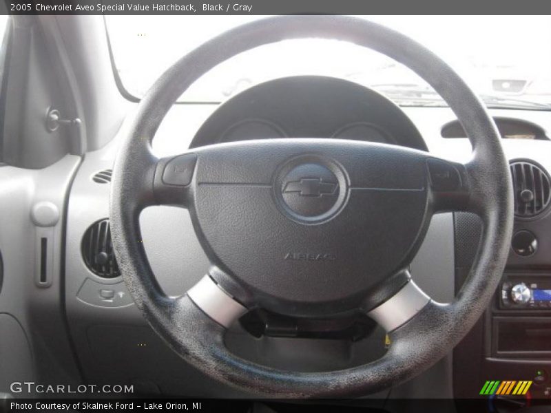 Black / Gray 2005 Chevrolet Aveo Special Value Hatchback