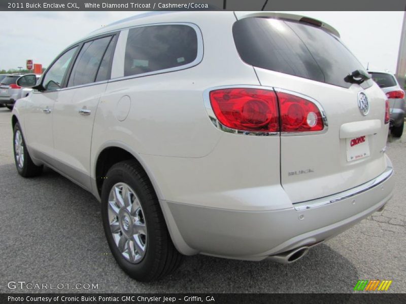 White Diamond Tricoat / Cashmere/Cocoa 2011 Buick Enclave CXL