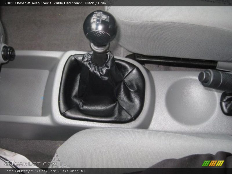 Black / Gray 2005 Chevrolet Aveo Special Value Hatchback