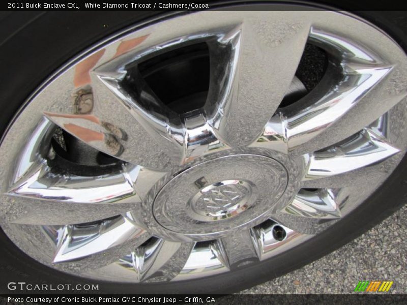 White Diamond Tricoat / Cashmere/Cocoa 2011 Buick Enclave CXL
