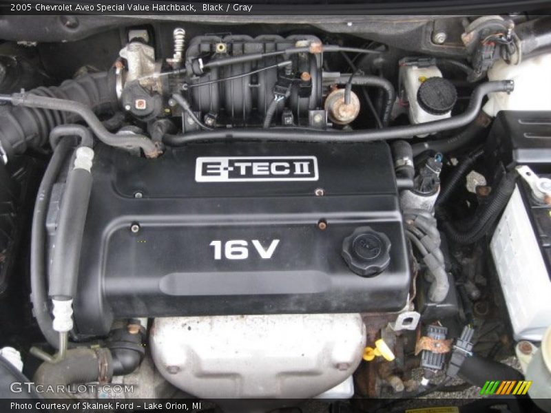 Black / Gray 2005 Chevrolet Aveo Special Value Hatchback