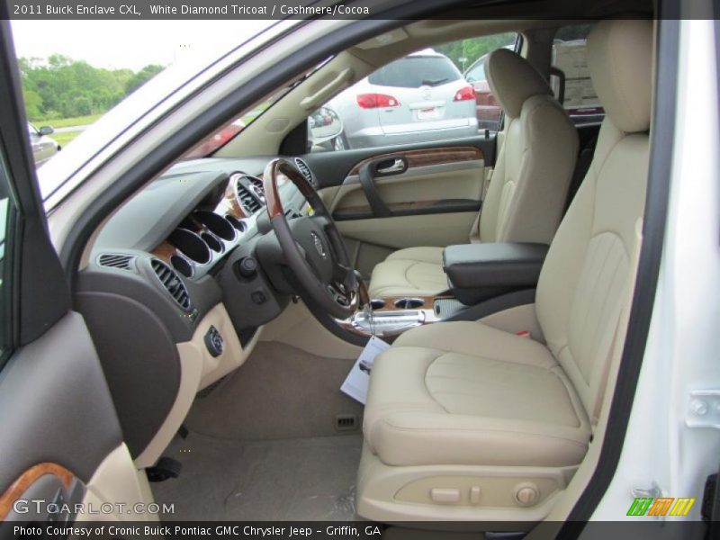 White Diamond Tricoat / Cashmere/Cocoa 2011 Buick Enclave CXL