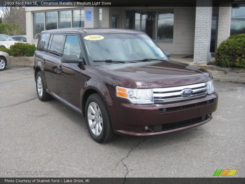 Cinnamon Metallic / Medium Light Stone 2009 Ford Flex SE