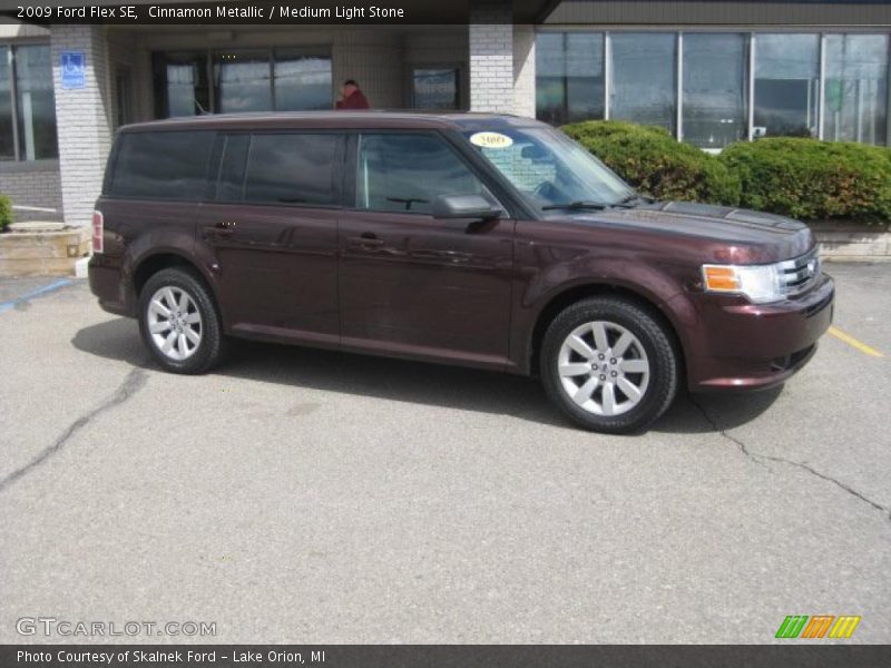 Cinnamon Metallic / Medium Light Stone 2009 Ford Flex SE