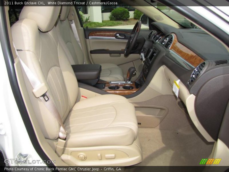 White Diamond Tricoat / Cashmere/Cocoa 2011 Buick Enclave CXL