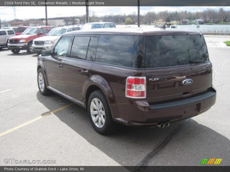 Cinnamon Metallic / Medium Light Stone 2009 Ford Flex SE