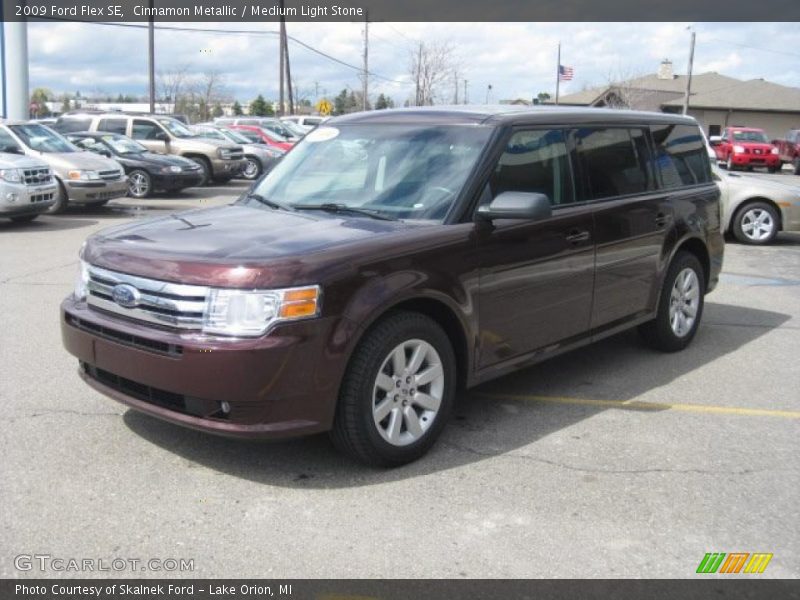 Cinnamon Metallic / Medium Light Stone 2009 Ford Flex SE
