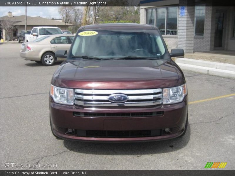 Cinnamon Metallic / Medium Light Stone 2009 Ford Flex SE