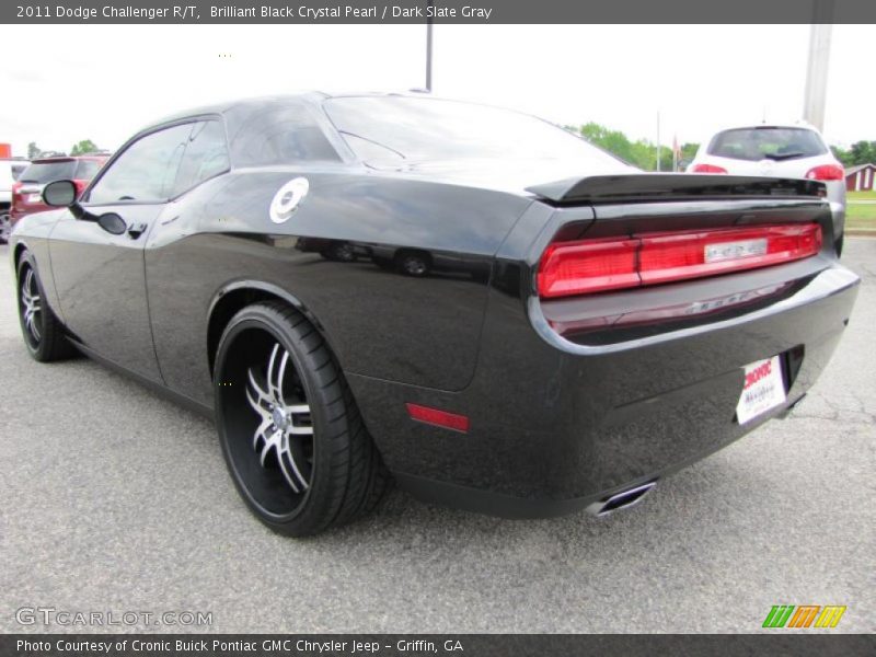 Brilliant Black Crystal Pearl / Dark Slate Gray 2011 Dodge Challenger R/T