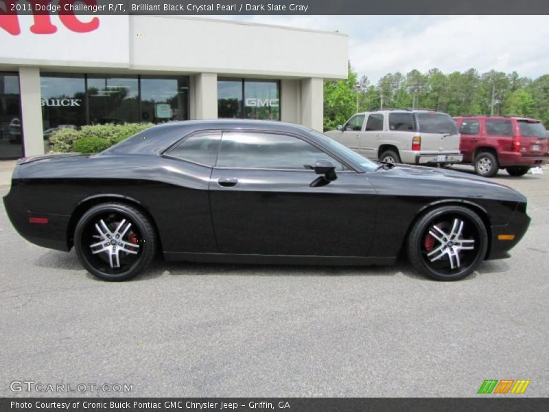 Brilliant Black Crystal Pearl / Dark Slate Gray 2011 Dodge Challenger R/T