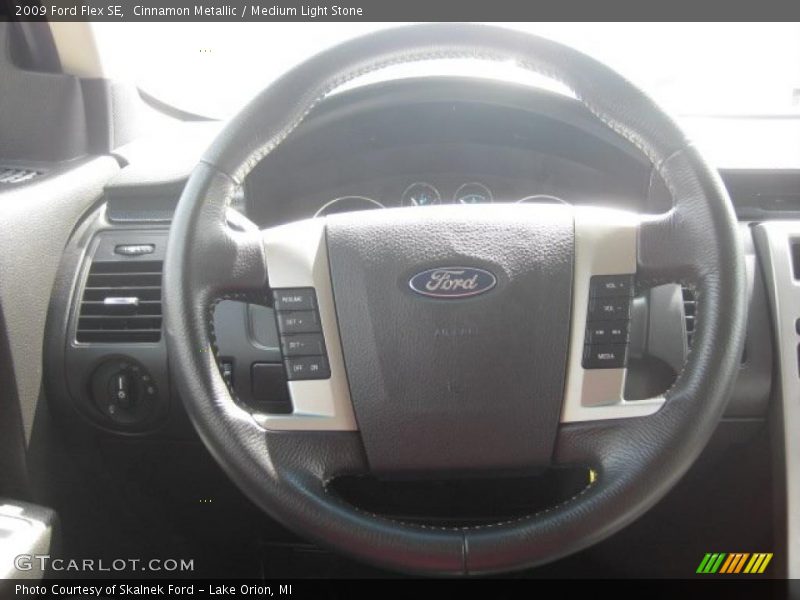 Cinnamon Metallic / Medium Light Stone 2009 Ford Flex SE