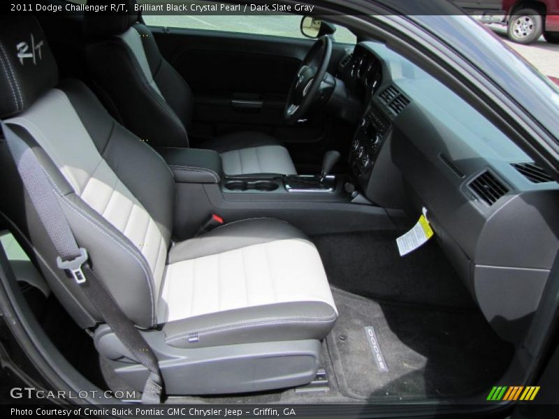 Brilliant Black Crystal Pearl / Dark Slate Gray 2011 Dodge Challenger R/T