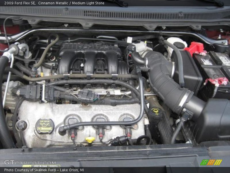 Cinnamon Metallic / Medium Light Stone 2009 Ford Flex SE