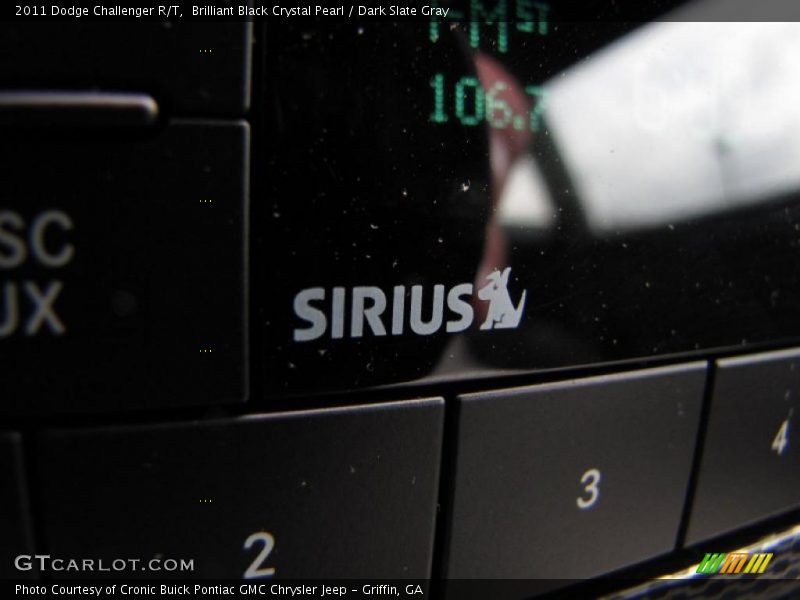 Brilliant Black Crystal Pearl / Dark Slate Gray 2011 Dodge Challenger R/T