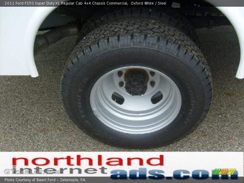 Oxford White / Steel 2011 Ford F350 Super Duty XL Regular Cab 4x4 Chassis Commercial