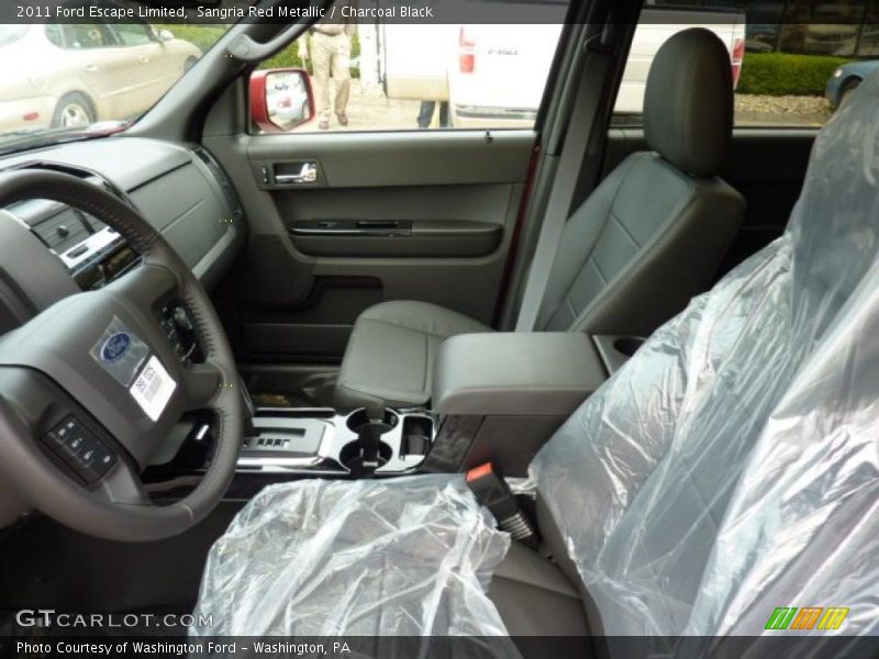 Sangria Red Metallic / Charcoal Black 2011 Ford Escape Limited