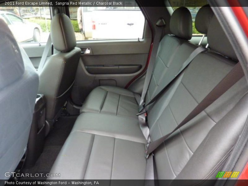 Sangria Red Metallic / Charcoal Black 2011 Ford Escape Limited