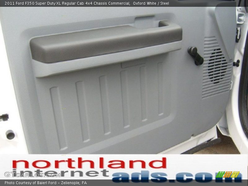 Oxford White / Steel 2011 Ford F350 Super Duty XL Regular Cab 4x4 Chassis Commercial