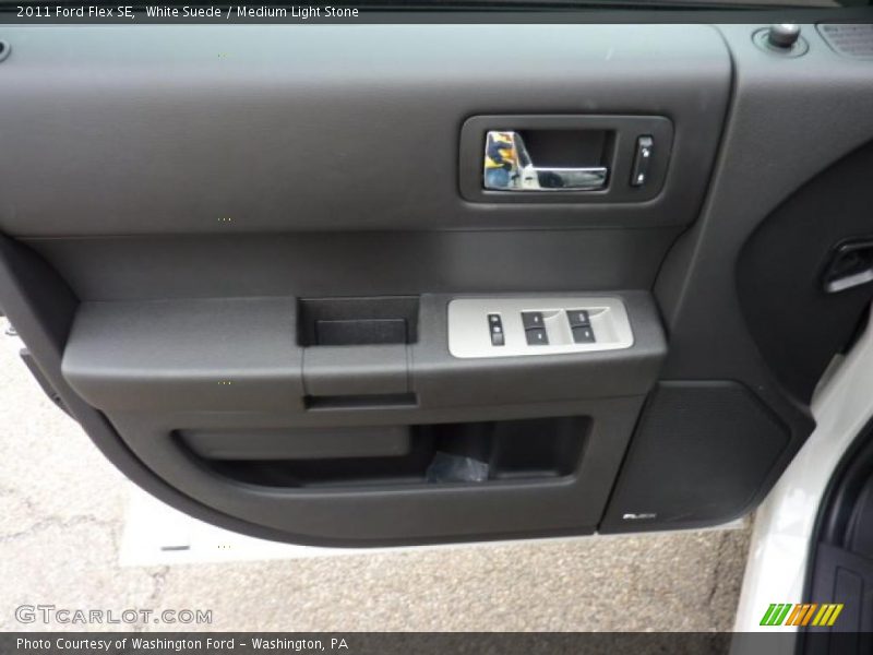 White Suede / Medium Light Stone 2011 Ford Flex SE