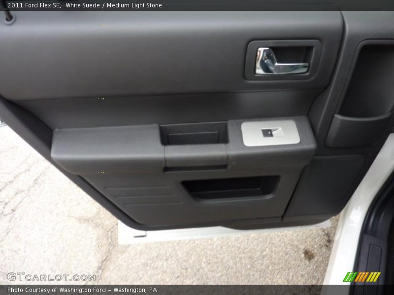 White Suede / Medium Light Stone 2011 Ford Flex SE