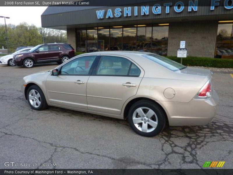 Dune Pearl Metallic / Camel 2008 Ford Fusion SE