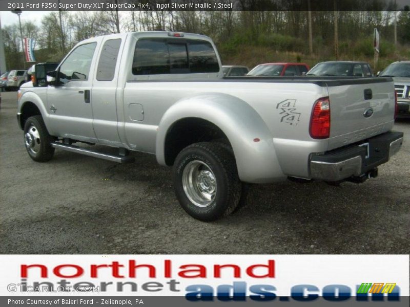 Ingot Silver Metallic / Steel 2011 Ford F350 Super Duty XLT SuperCab 4x4