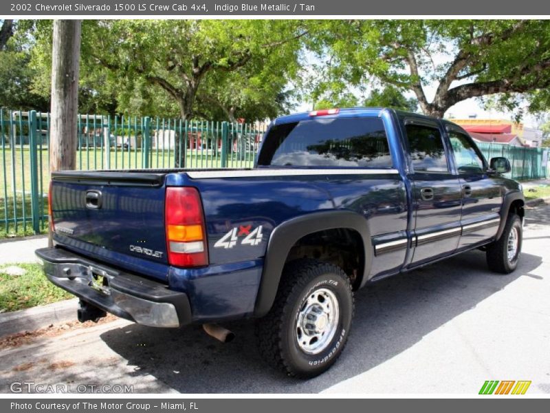  2002 Silverado 1500 LS Crew Cab 4x4 Indigo Blue Metallic