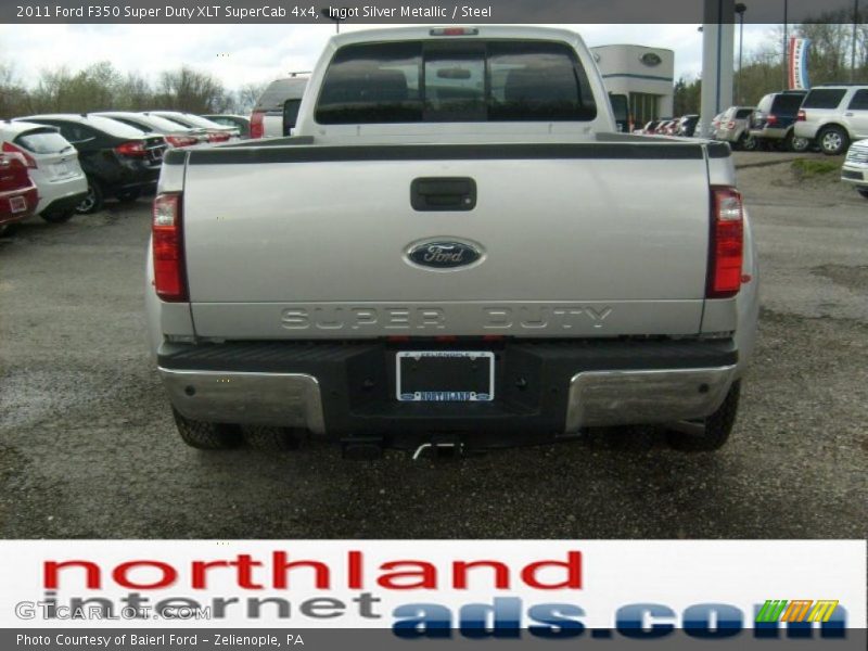 Ingot Silver Metallic / Steel 2011 Ford F350 Super Duty XLT SuperCab 4x4