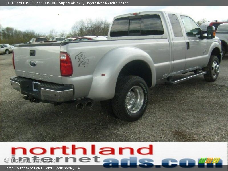 Ingot Silver Metallic / Steel 2011 Ford F350 Super Duty XLT SuperCab 4x4