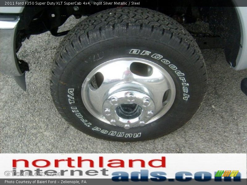 Ingot Silver Metallic / Steel 2011 Ford F350 Super Duty XLT SuperCab 4x4