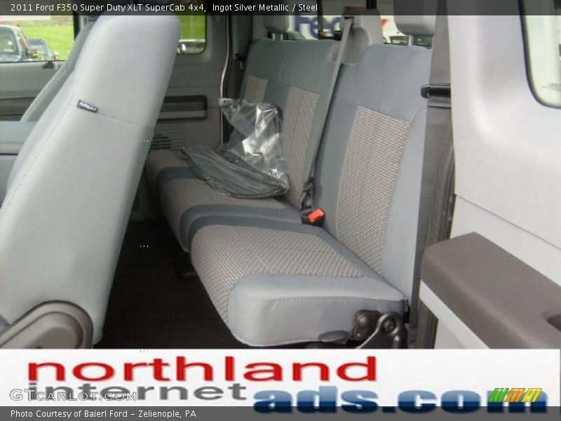 Ingot Silver Metallic / Steel 2011 Ford F350 Super Duty XLT SuperCab 4x4