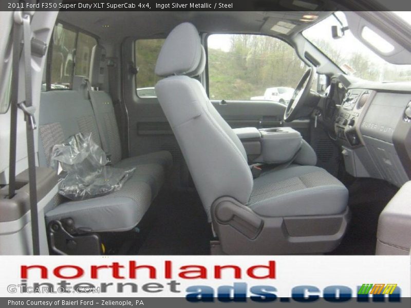 Ingot Silver Metallic / Steel 2011 Ford F350 Super Duty XLT SuperCab 4x4