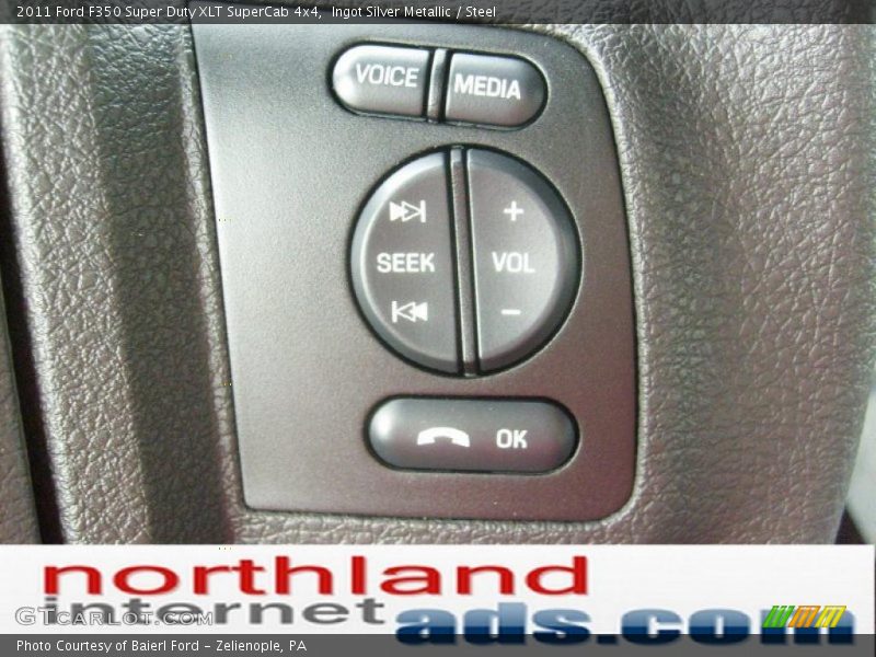 Ingot Silver Metallic / Steel 2011 Ford F350 Super Duty XLT SuperCab 4x4