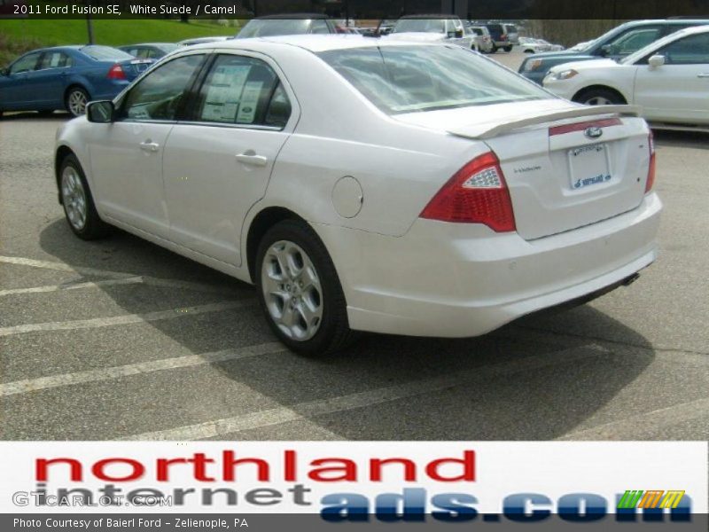 White Suede / Camel 2011 Ford Fusion SE
