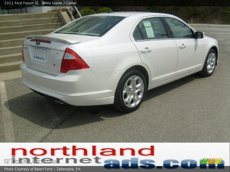 White Suede / Camel 2011 Ford Fusion SE