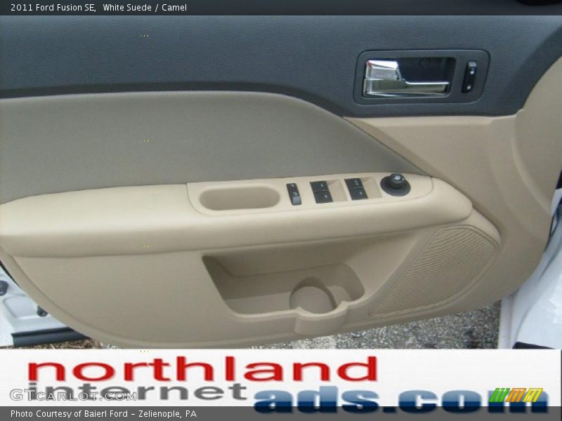 White Suede / Camel 2011 Ford Fusion SE