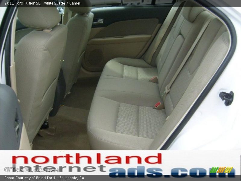 White Suede / Camel 2011 Ford Fusion SE